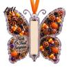 Rolled Bill Storage Container Acrylic Butterfly Christmas Halloween Ornament Cash Gift Money Holder with Clear Creative Present Box Compartment