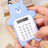 Bear Calculator Energy Saving Fadeless APS Portable Primary School Calculator for Dormitory