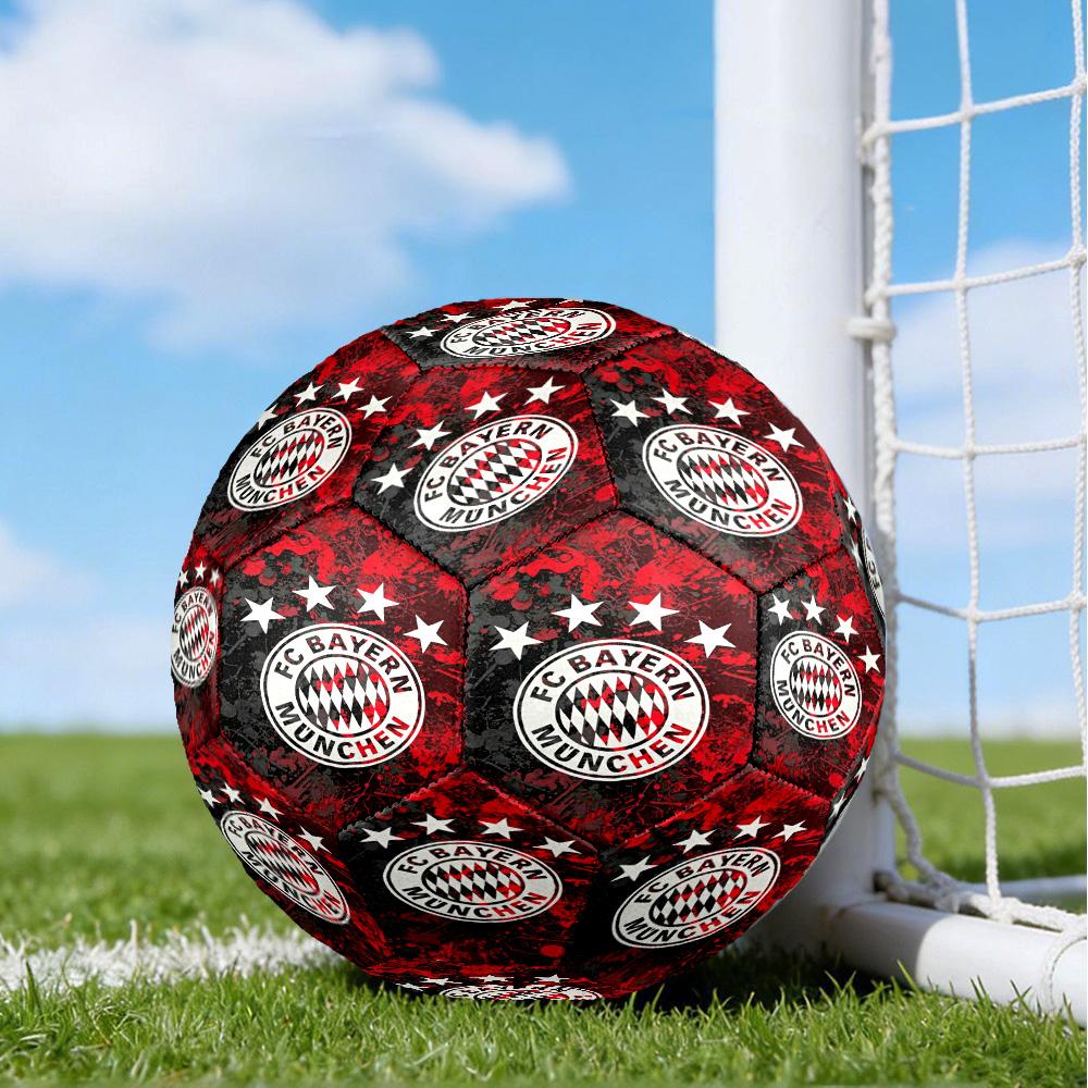 Munich Football Club Printed Size 5 Soccer Balls, High-Quality, Anti-Slip, Protective Football, A Unique Gift , Birthdays, Christmas Gifts