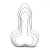 3шт из нержавеющей стали Willy Penis Cookies Cutter выпечки печенья помадной формы для торта