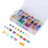220pcs Blade Fuse Assortment Small Medium Size 2 3 5  7.5 10 15 20 25 30 35AMP for Car Trucks ATVs