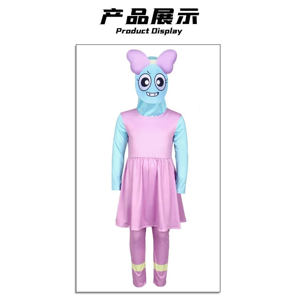 2025halloween Dandy Boxten Cosplay Costume pour enfants, combinaison canivale, jeu d'horreur, tournesol, monde