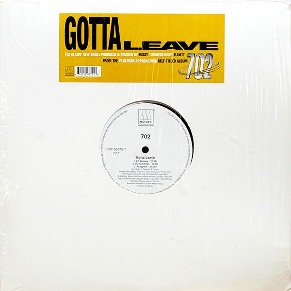 12-дюймовая пластинка 702 Gotta Leave 0121567721 Motown 2000 US SoulFunk Б/у
