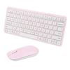 Umechaser Wireless Keyboard and Mouse Bluetooth Easy To Bluetooth Rechargeable Easy To Compatible with and US Layout Set, Keyboard, Cute, Use,