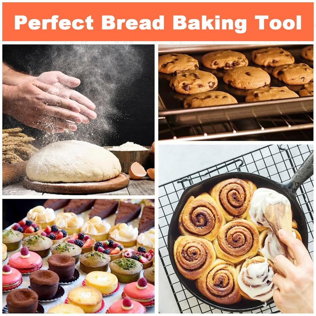 Набор для стартера хлеба на закваске Pro, банка для закваски 34 унции, полоски-термометры и дышащие крышки для хлеба на закваске и набора для стартера закваски