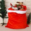 Christmas Large Santa Claus Bags with Drawstring Cord Velvet Santa's Present Sack Bags 70x50cm for Xmas Kid Gift Toys Decoration