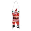 LED Santa Claus Climbing Rope Ladder Christmas Ornament for Xmas Tree Home Door