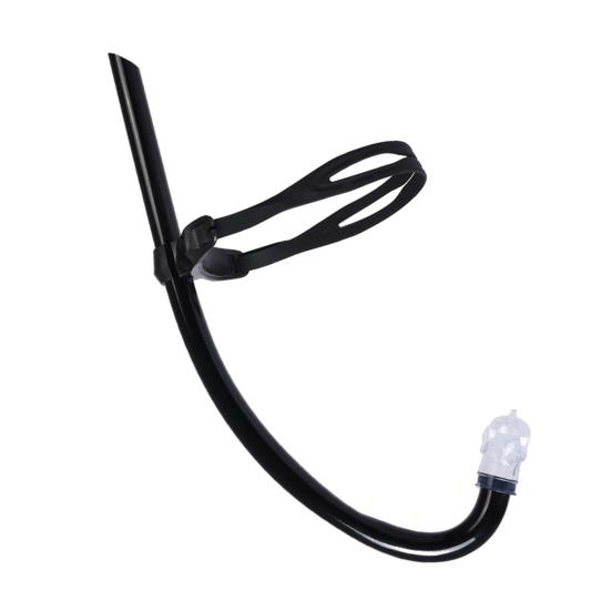 Трубка для обучения плаванию с трубкой для дайвинга, дыхательная трубка с оголовьем, жидкий силиконовый загубник, трубка для взрослых и детей