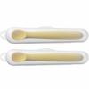 Lock&Lock Baby Food Little Rub Baby Food Silicone Spoon, Yellow, 2 Pieces