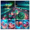 Приморский пейзаж Алмазная картина Новая коллекция Пляжная ракушка Жемчуг Diy Полный горный хрусталь Дрель Мозаика Вышивка Цветы Картина