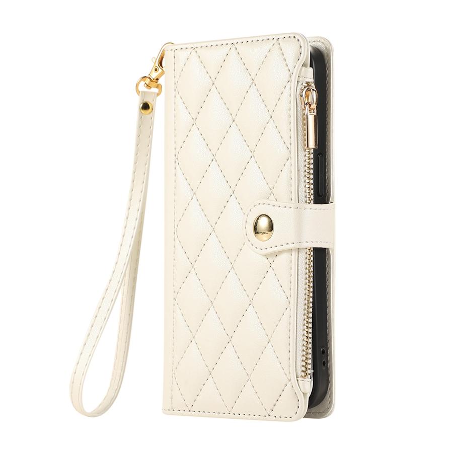 Элегантный стеганый чехол для телефона из синтетической кожи с роскошной металлической пряжкой и многофункциональным кошельком для iPhone, Samsung, Xiaomi, Google