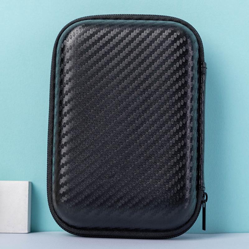 Сумка для хранения наушников и кабелей EVA - Портативный чехол на молнии для жесткого диска и зарядного устройства