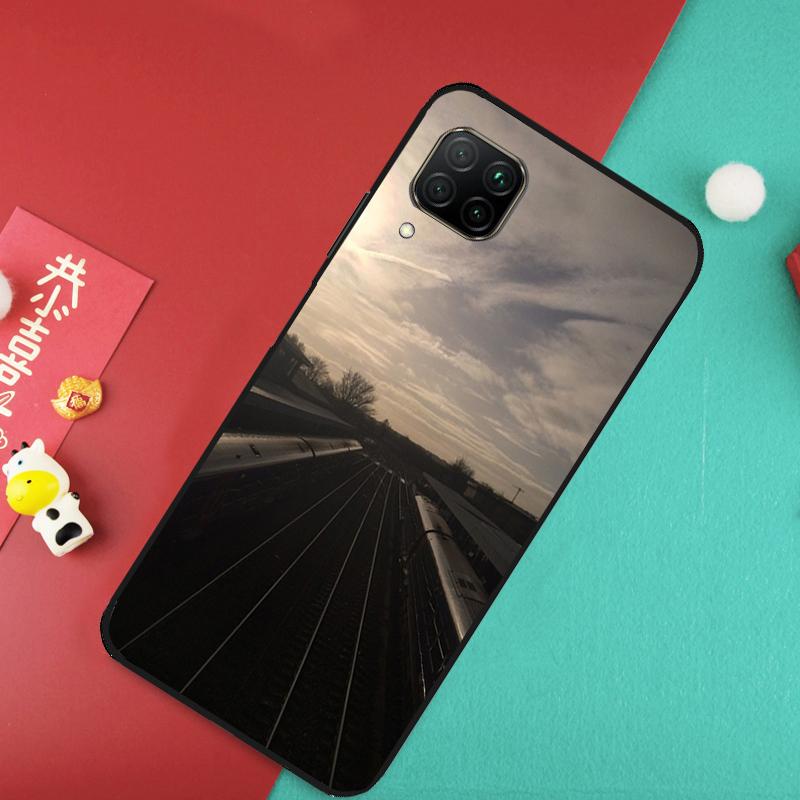 Солнечный свет на железнодорожных путях Чехол для Huawei Nova Y73 Y70 Y72 Y60 Y90 Y61 Y91 8i 7i 11i 12i 12s 9 10 SE P20 P30 P40 Lite