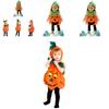 Children's Festival Pumpkin Costume Soft Comfy For All-day Wear On Halloween!