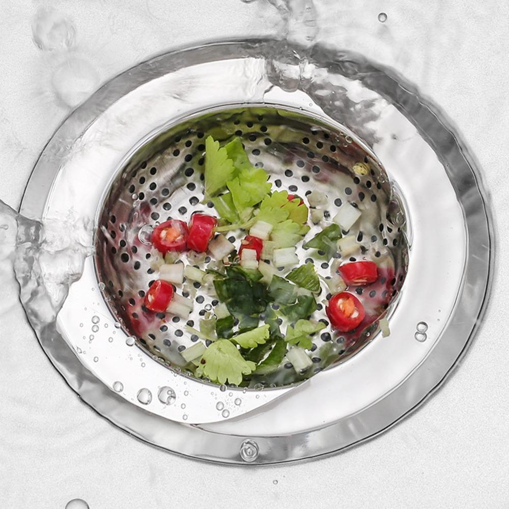 3 Pack 4.45 Inch Diameter Sink Strainer Wide Edge Sink Drain Strainer Bathroom Sink