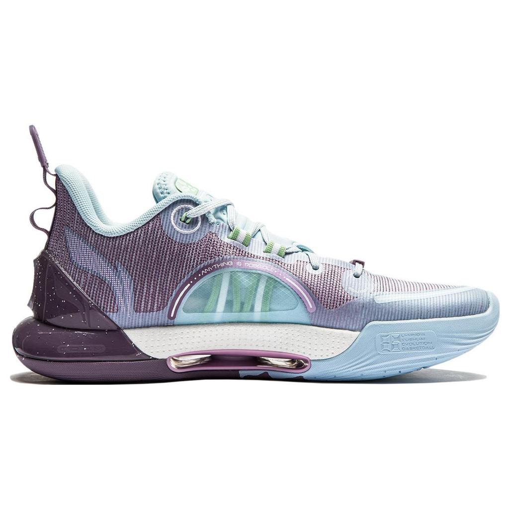 Баскетбольные кроссовки Li Ning Yu Shuai Evolution Low, мужские кроссовки, синие ABAS161-15