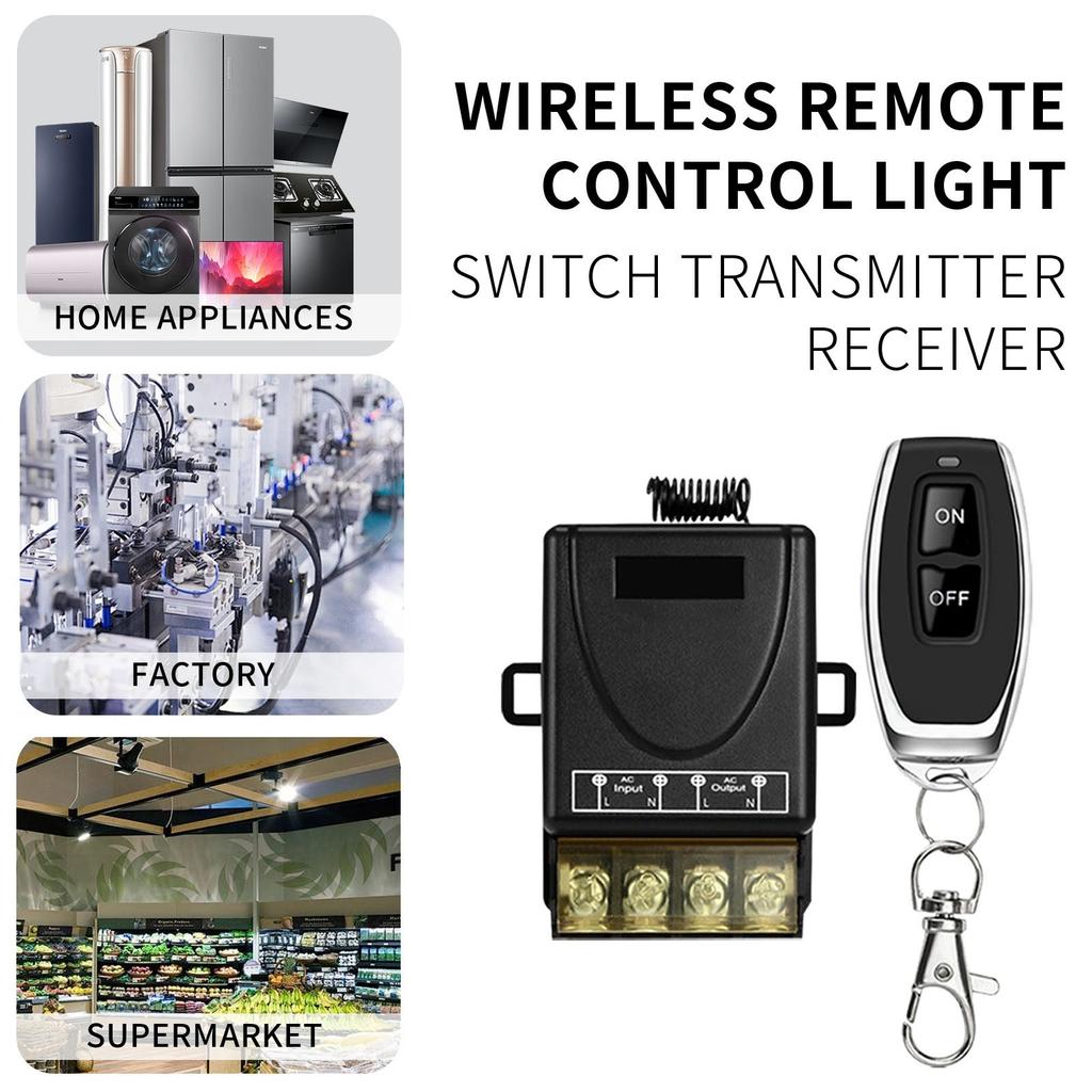 Wireless Control Relay AC90~250V 30A+1 Wireless Remote Control/wireless Switche