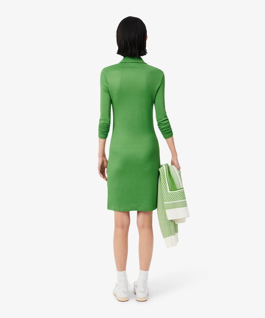 LACOSTE Женское блестящее платье-поло с длинным рукавом Ef9901-56G Npa