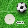 10 Non-Slip Rubber Cone Flat Markers, Discs for Soccer Field, Agility Practice And