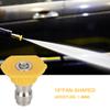 1Pc 1/4" Quick Connect Garden High Pressure Washer Spray Nozzle 0 15 25 40 60 Degree Watering Soap Nozzle Tip Garden Cleaning