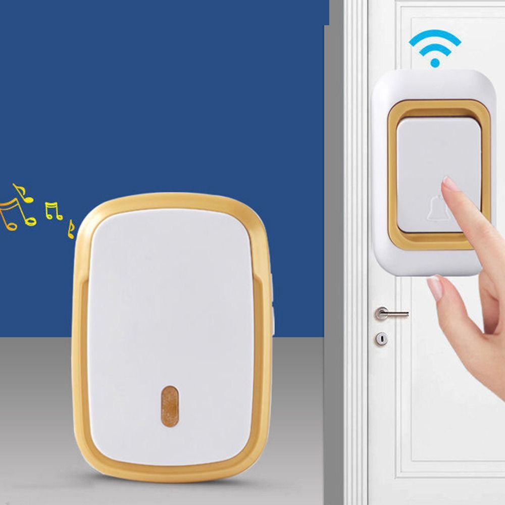 Waterproof Intelligent Door Chime Remote Welcome Doorbell 300M Doorbell  For Patient