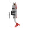 T Tail Artificial Swimbait 3D Eyes Simulated Fake Bait Colorful Artificial Bait  Out Fishing