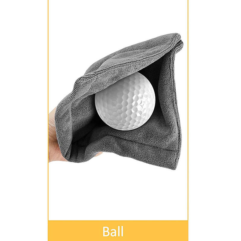 Креативное маленькое полотенце для гольфа с зажимами, портативное маленькое карманное полотенце для гольфа, аксессуары для чистки