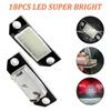 12V Car License Light Waterproof Rear Tail LED Replacement License Plate Light for Ford Focus