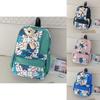Trendy Large Capacity Canvas Backpack For Girls With Cute Bear Design In Multiple Colors