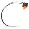 Throttle Choke Lever with Cable AM140333 Replacement for John Deere X305R X310 X530 X300 X300R X304