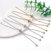 5Pcs Silver Necklace Extender Hand Bracelet Extensions  Necklace Adjustment Accessories