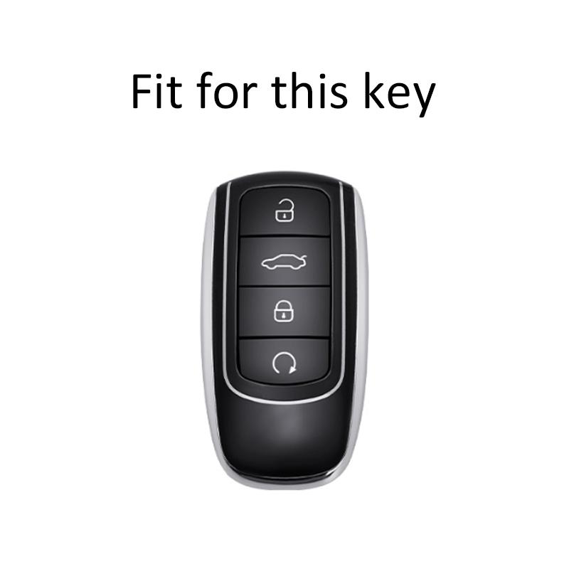 Чехол для ключа автомобиля для Chery Tiggo 4 5X 7 Pro 8 Exeed Txl Tx Lx Tiggo 8 Pro Tiggo 8plus New 5 Plus 7 Pro 4 TPU Чехол Брелок Держатель
