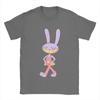 Jax The Amazing Digital Circus T Shirt for Men  Funny T-Shirt O Neck Bunny Rabbit Tees Short Sleeve Clothing Graphic