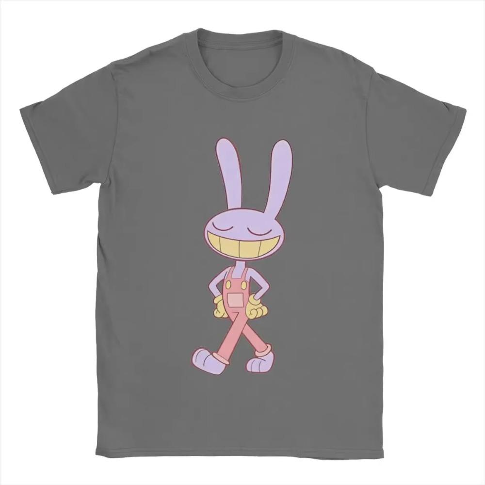 Jax The Amazing Digital Circus T Shirt for Men Funny T-Shirt O Neck Bunny Rabbit Tees Short Sleeve Clothing Graphic