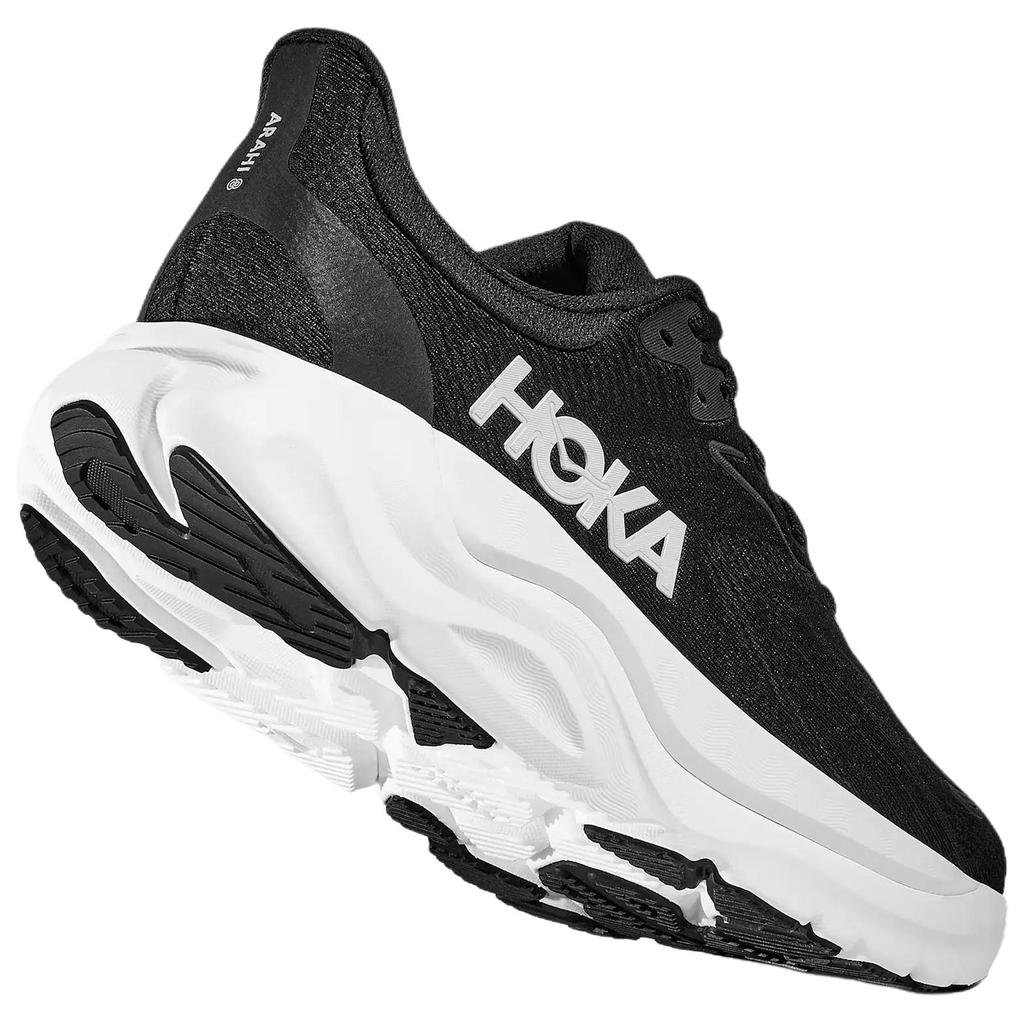HOKA Arahi 8 Черно-белые женские кроссовки 1168691-BWHT