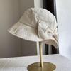 Autumn and Winter New Back Bow Fisherman's Hat Children's Versatile Wide-brimmed Basin Hat Shows the Tide of Small Bucket Hats