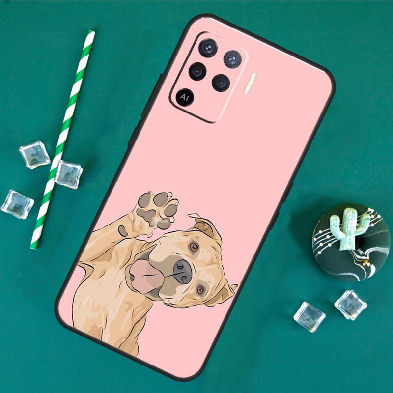 Чехол с лапкой собаки и кошки для Oppo A40 A60 A80 A16 A76 A96 A18 A38 A58 A78 A98 A91 A15 A17 A74 A94 A54 A57S