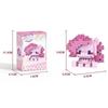 Cartoon Doll Building Compatible With  Particles Puzzle Assembly Ornaments