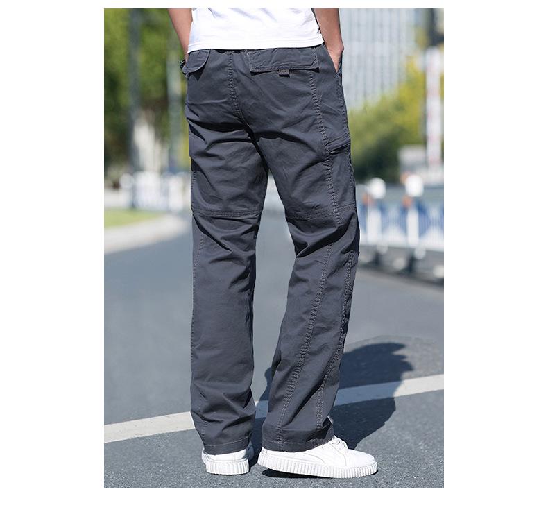 Мужские свободные комбинезоны большого размера весна/лето для мужчин среднего возраста. Повседневные, легкие и прямые спортивные брюки.