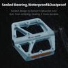 WEST BIKING Bicycle Pedals DU Bearing Multicolor Nylon Widen Bike Pedals Lightweight MTB Road Cycling Pedals Bike Accessories