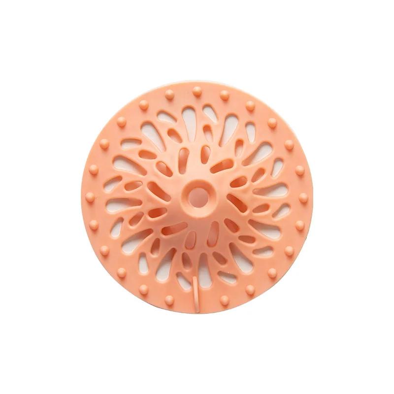 Silicone Kitchen Sink Shower Filter Hair Catcher Drain Cover Stopper Sink Strainer Drainer Floor Drain Bathroom Accessories