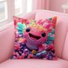 Cute Axolotl Pillow Case pattern printing pillowcase living room sofa cushion cover bedroom room decor