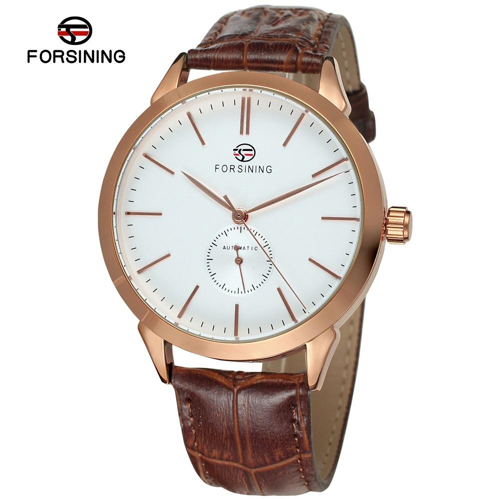 Forsining Men Fashion Casual Simple Mechanical Watch