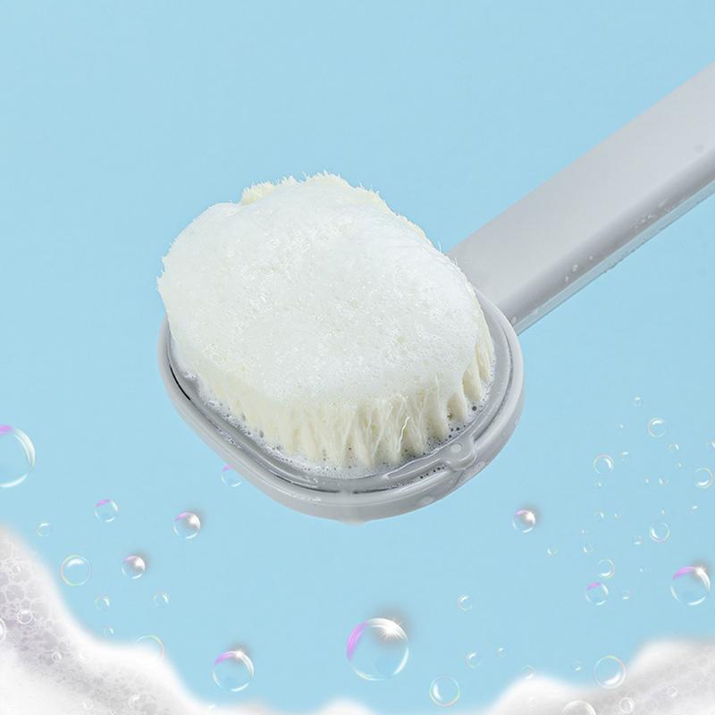 Многофункциональная съемная щетка для ванны, задняя часть тела, губка для душа, скруббер, щетки с ручкой, массажер, щетка для ванной комнаты