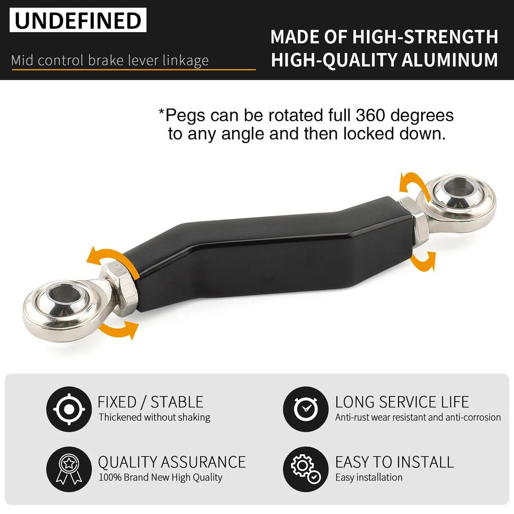 Motorcycle Brake Arm Lever Pushrod Linkage Mid Controls for Harley Softail Street Bob Low Rider S Standard FXST 2018-2023