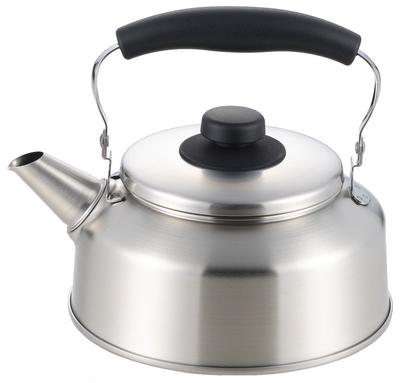 Нержавеющая сталь Индукционные и Газовые Семена Сделано в YJ1815 Чайник с широким горлом, 2,6 л, Сталь, Совместимый, Готовка, Цубаме-Сандзё, Япония,