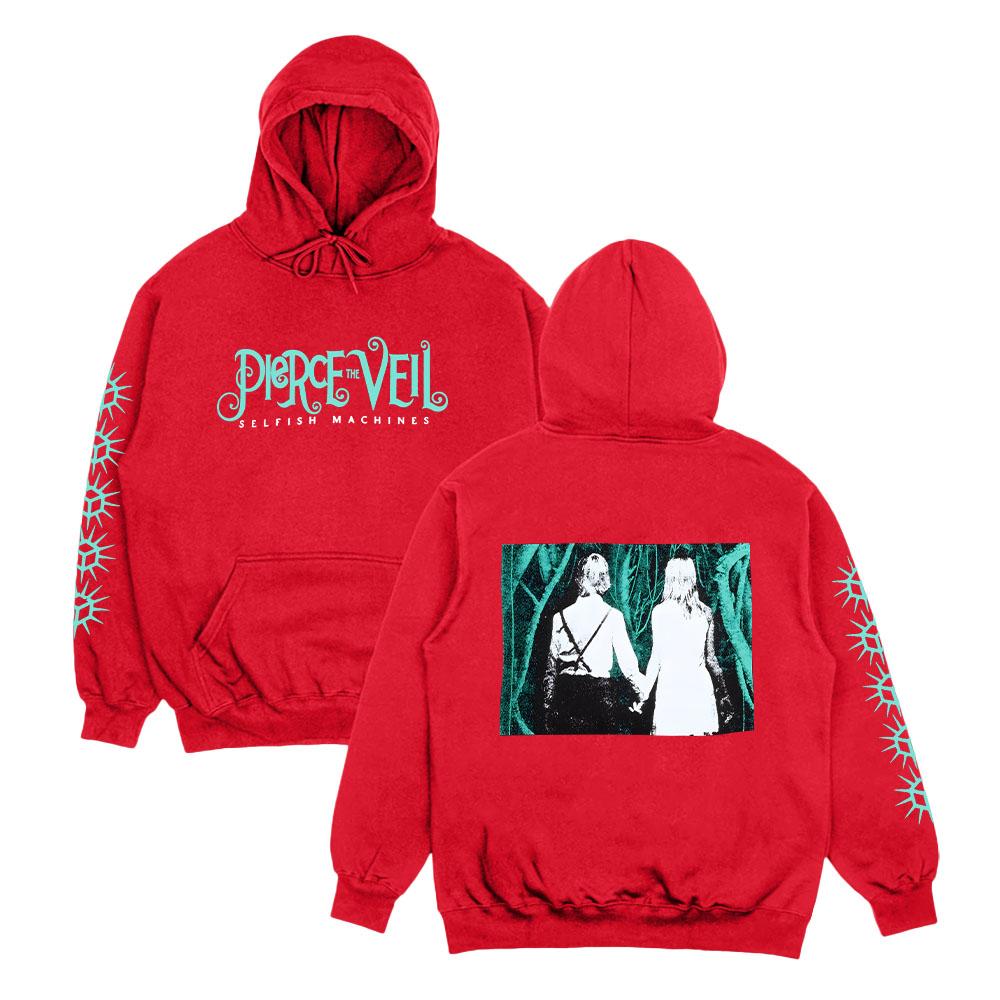 Эгоистичные Машины Держатся за Руки Худи Pierce The Veil Мужская Повседневная Толстовка с Капюшоном Длинный Рукав Унисекс High Street Пуловер