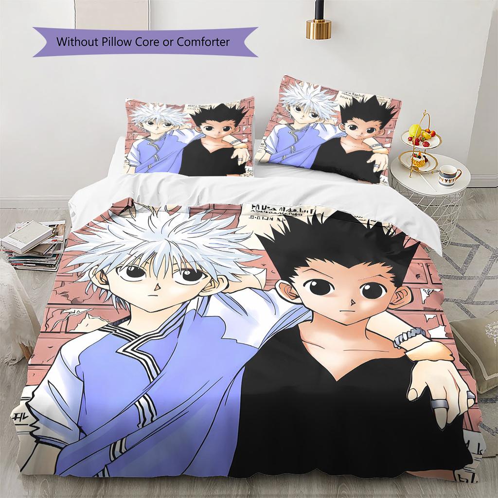 Hunter Pattern Bedding Quilt Set Quilt Cover Pillowcase Home Decoration Birthday Gift (1 * duvet cover + 2 * pillowcase, without core)