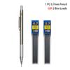 0.3 0.5 0.7 0.9 1.3 2.0 3.0mm Mechanical Pencil Full Metal Art Drawing Painting Automatic Pen Office School Supply Stationery