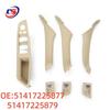 BMW F18 Gray Beige Interior Door Handle Set (7 Pieces)